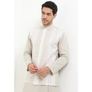 Intresse Wajo Aru Green Long Sleeve Baju Koko