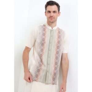 Intresse Olivette Cream Short Sleeve Baju Koko