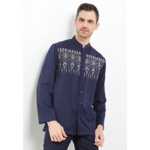 Intresse Maruna Navy Long Sleeve Baju Koko