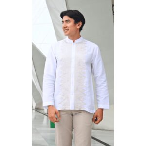 Intresse Nusa Aurea Long Sleeve Baju Koko White