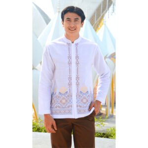 Intresse Sikka Aruna Long Sleeve Baju Koko white